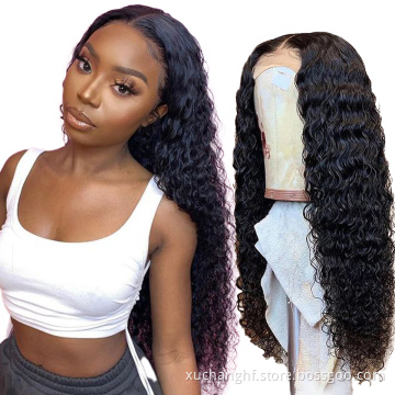 HF 13x4 Brazilian Kinky Curly Hair Wig 150% Lace Front Human Hair Wigs For Women Black Color Remy Hair Lace Frontal Wig